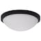 Nuvo Button, 11 Inch LED Flush Mount Fixture, Matte Black Finish, CCT Selectable, 120 Volts 62/1942 - alternate 3